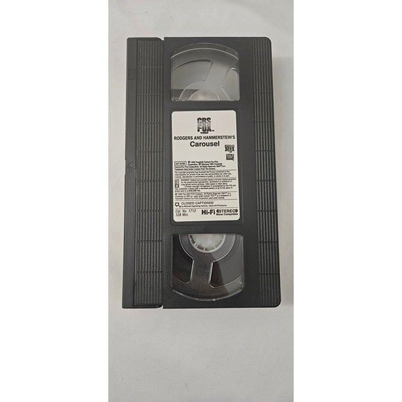 Carousel VHS Musical 1956 1994 Release Shirley Jones Roger & Hammerstein - Picture 6 of 6